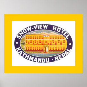 Snow View Hotel Kathmandu (border) Poster