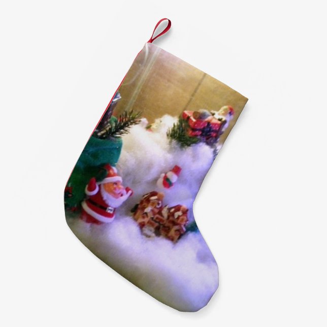 Snow Village Christmas Stocking (Front (Hanging))