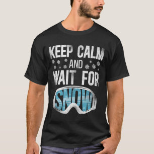 Snow Vintage Ski Skiing Goggles T-Shirt