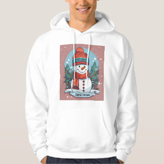 Snow Vogue Premium Hoodie – Cute Snowman Christmas