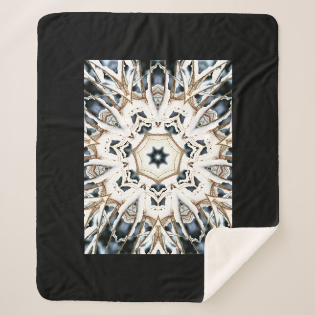 Snow Web Sherpa Blanket (Front)