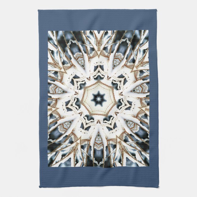 Snow Web Tea Towel (Vertical)