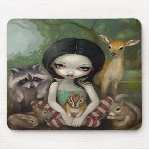 Snow White and Her Animal Friends Mousepad