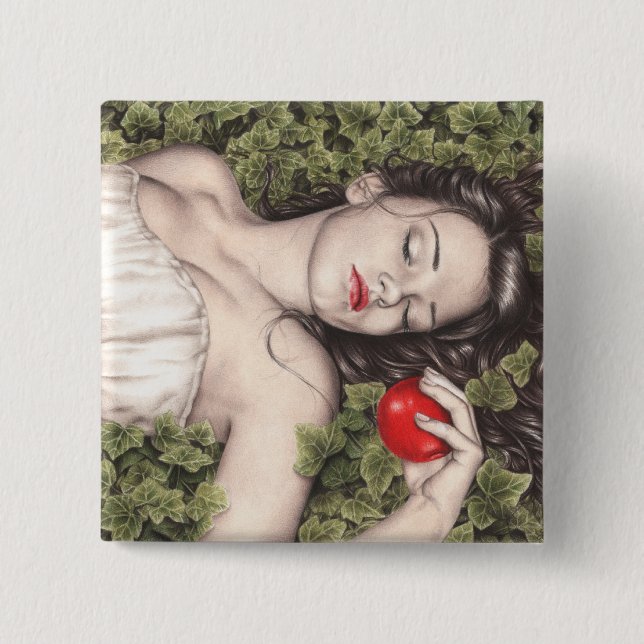 Snow White Button (Front)