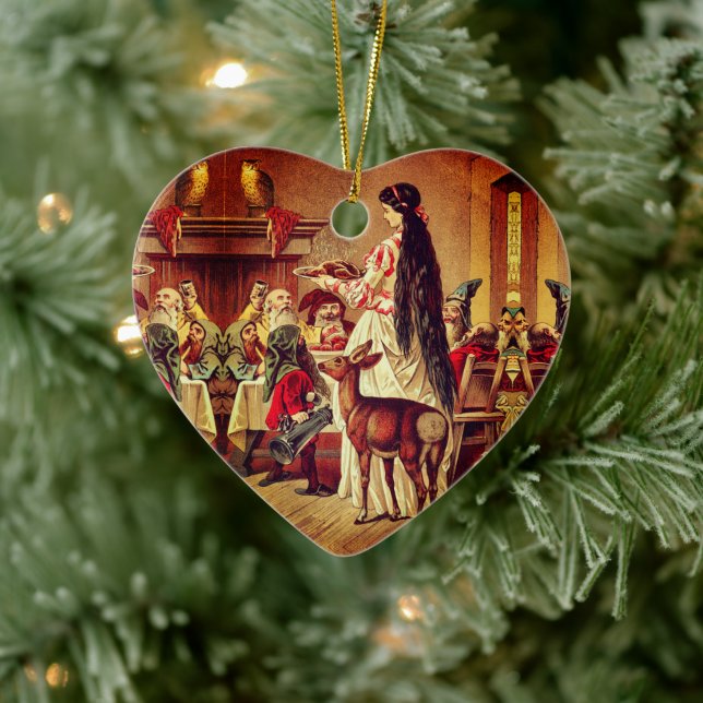 Snow White – Fairy tale – Märchen – Grimm Ceramic Ornament (Tree)