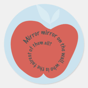 Snow White Fairytale Bat Mitzvah Sticker Seal