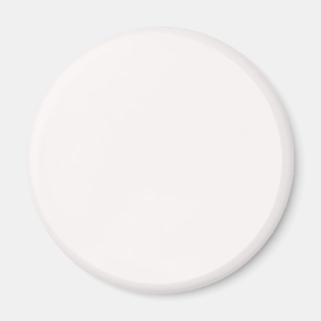 Snow White FFFAFA - Option to Add Name Magnet (Front)