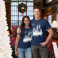 Snow White Forest Night Sky Wild Horse Happy Ho Ho