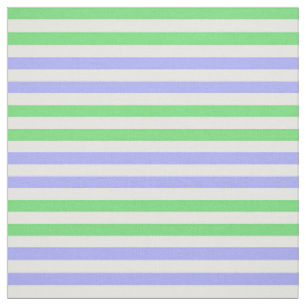 Snow white, Light baby blue, Soft pastel green Fabric