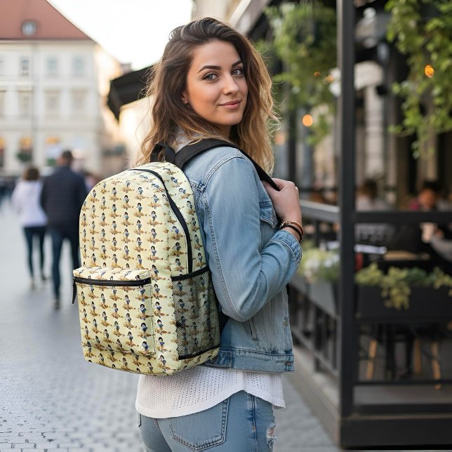 Snow White Printed Backpack (Creator Uploaded)