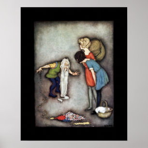 Snow White & Red Rose ~ Fairy Tales ~ Classic ~ Poster