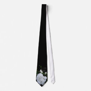 Snow White Rose -Formal Tie