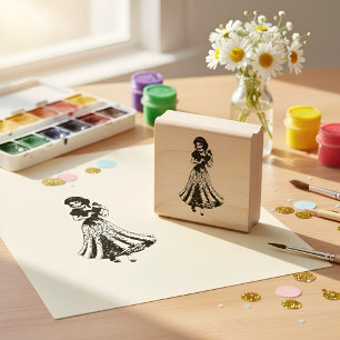 Snow White Rubber Stamp