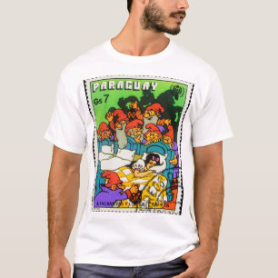Snow White, Seven Dwarfs, Paraguay stamp. T-Shirt