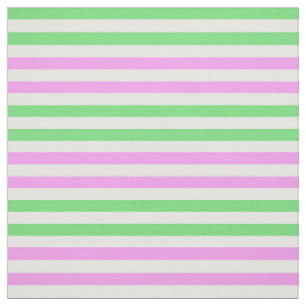 Snow white, Soft pastel green, girl pink Fabric