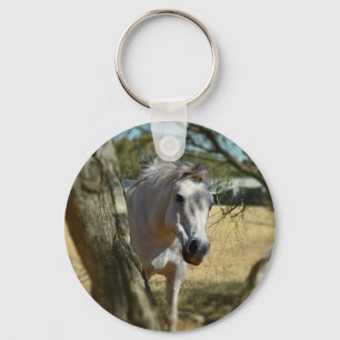 "Snow White: The Majestic Steed" Key Ring