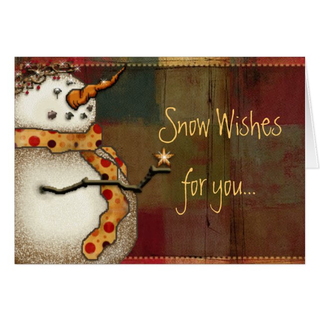 Snow Wishesfor you... (Front Horizontal)
