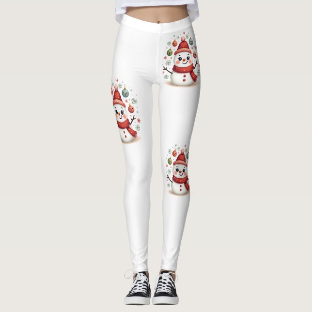Snow-Woman Leggings (Front)