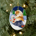 SNOWBABIES Chow 2020 Ornament