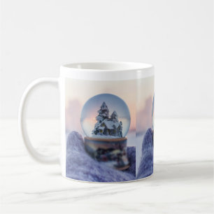 Snowball Christmas tree winter snowfall  Coffee Mug