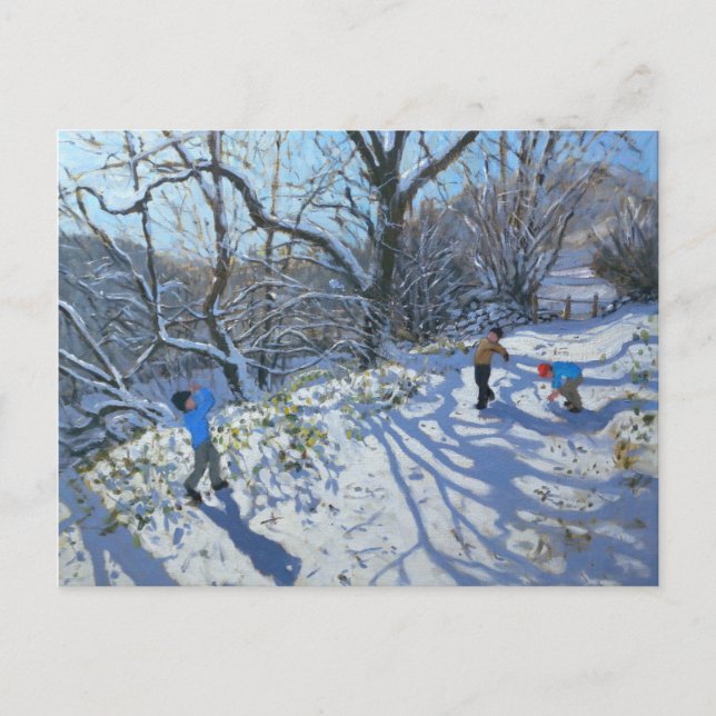 Snowball Fight 2007 Postcard (Front)