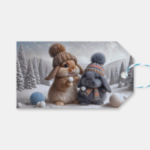 Snowball Fight Gift Tags