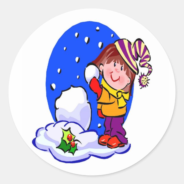 Snowball Fight - Sticker (Front)