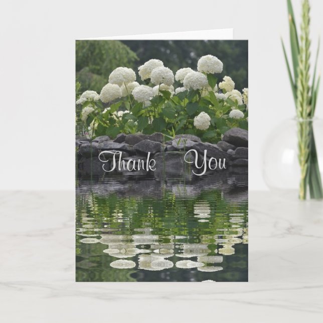 Snowball Reflections Thank You Card (Front)