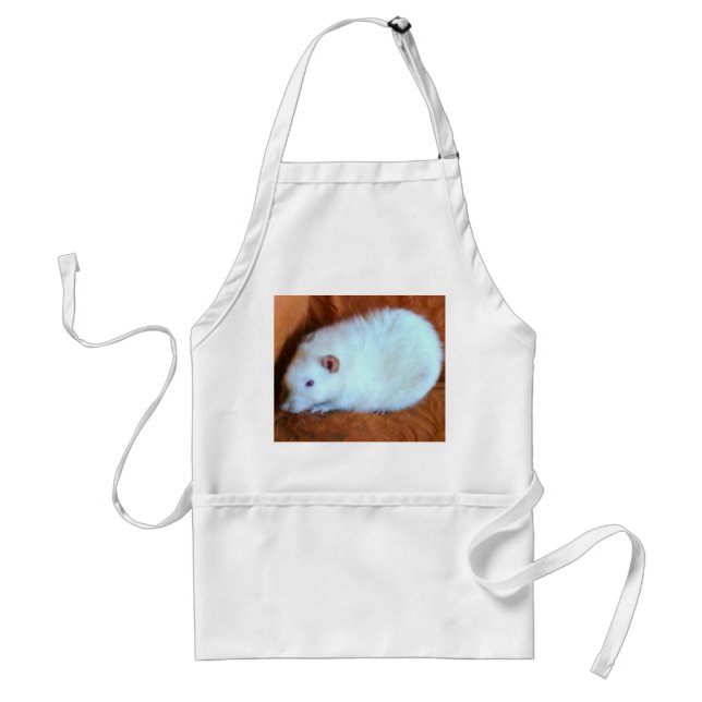 Snowball White Rat Apron (Front)