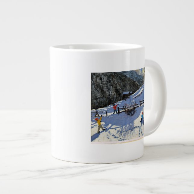 Snowballers Zermatt Large Coffee Mug (Front Right)