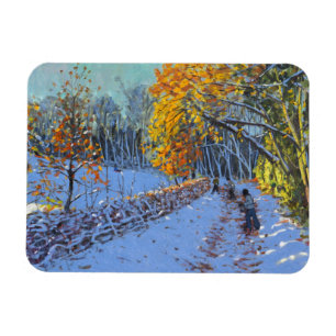 Snowballing Allestree Park Derby 2014 Magnet