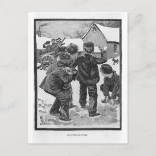 Snowballing! Postcard