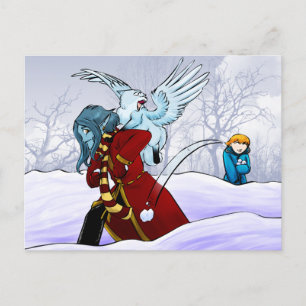 Snowballs! Postcard