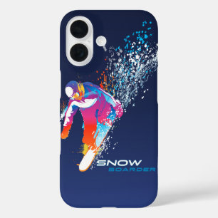 Snowbaording iPhone 16 case