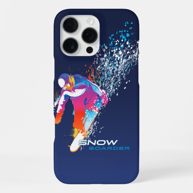 Snowbaording | iPhone case (Back)