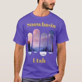 Snowbasin ski Utah 3 T-Shirt
