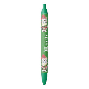 Snowbell personalised Xmas pen