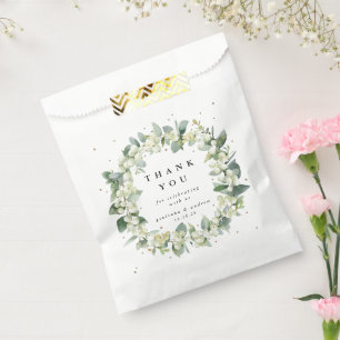 Snowberry+Eucalyptus Winter Wedding Favour Bag
