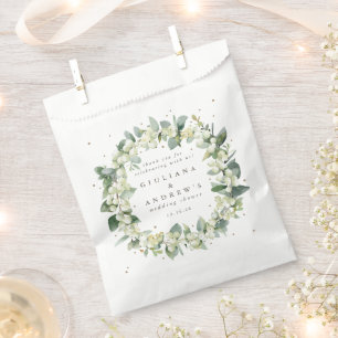 Snowberry+Eucalyptus Winter Wedding Shower Favour Bag