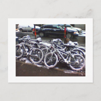 Snowbikes Postcard