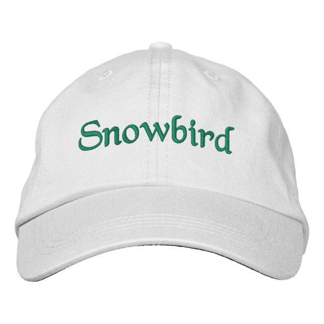 Snowbird Embroidered Hat (Front)