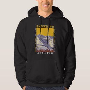 Snowbird Ski Area Winter Utah Vintage Hoodie