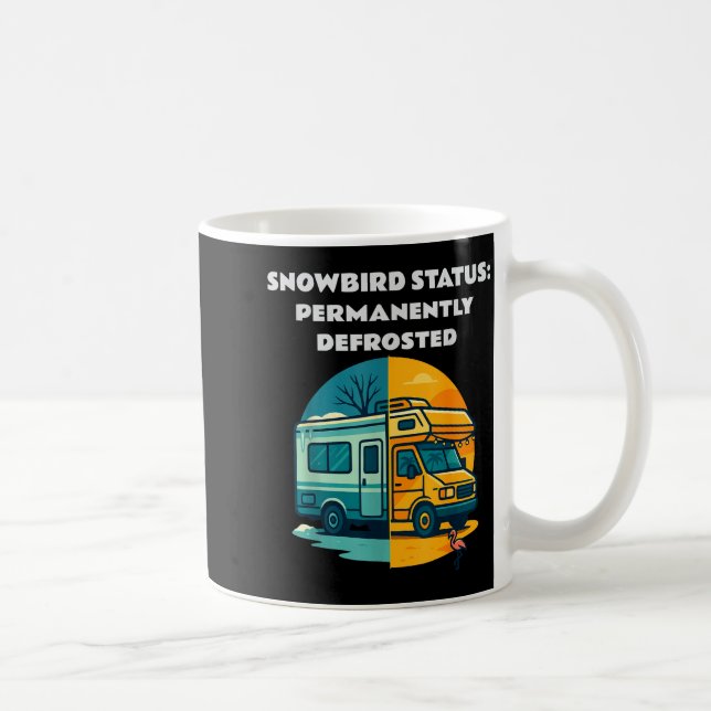 Snowbird Status Permanently Defrosted Rv Camng Ret Coffee Mug (Right)