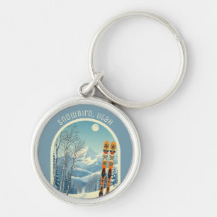 Snowbird Utah Rocky Mountains ski souvenir  Key Ring