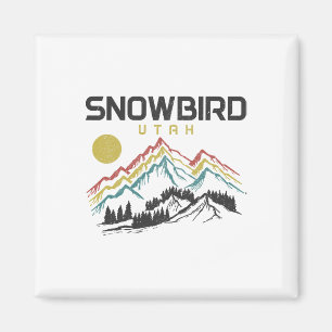 Snowbird Utah Ski Winter Sports Skiing Skier _1 Magnet