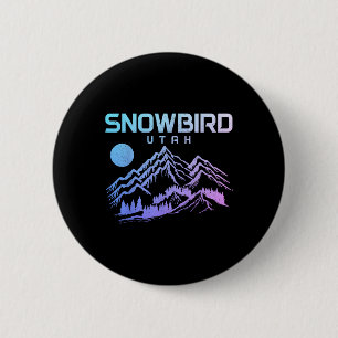 Snowbird Utah Ski Winter Sports Skiing Skier _2 6 Cm Round Badge