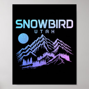 Snowbird Utah Ski Winter Sports Skiing Skier _2 Poster