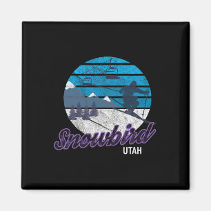 Snowbird Utah Usa Ski Resort Snowboarding  Magnet
