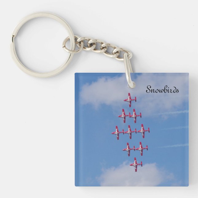Snowbirds double sided key chain (Front)