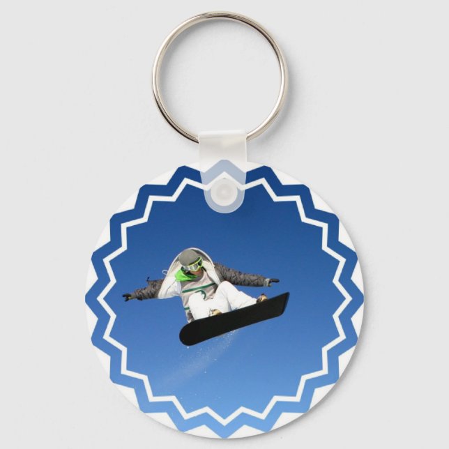 snowboard-1 key ring (Front)
